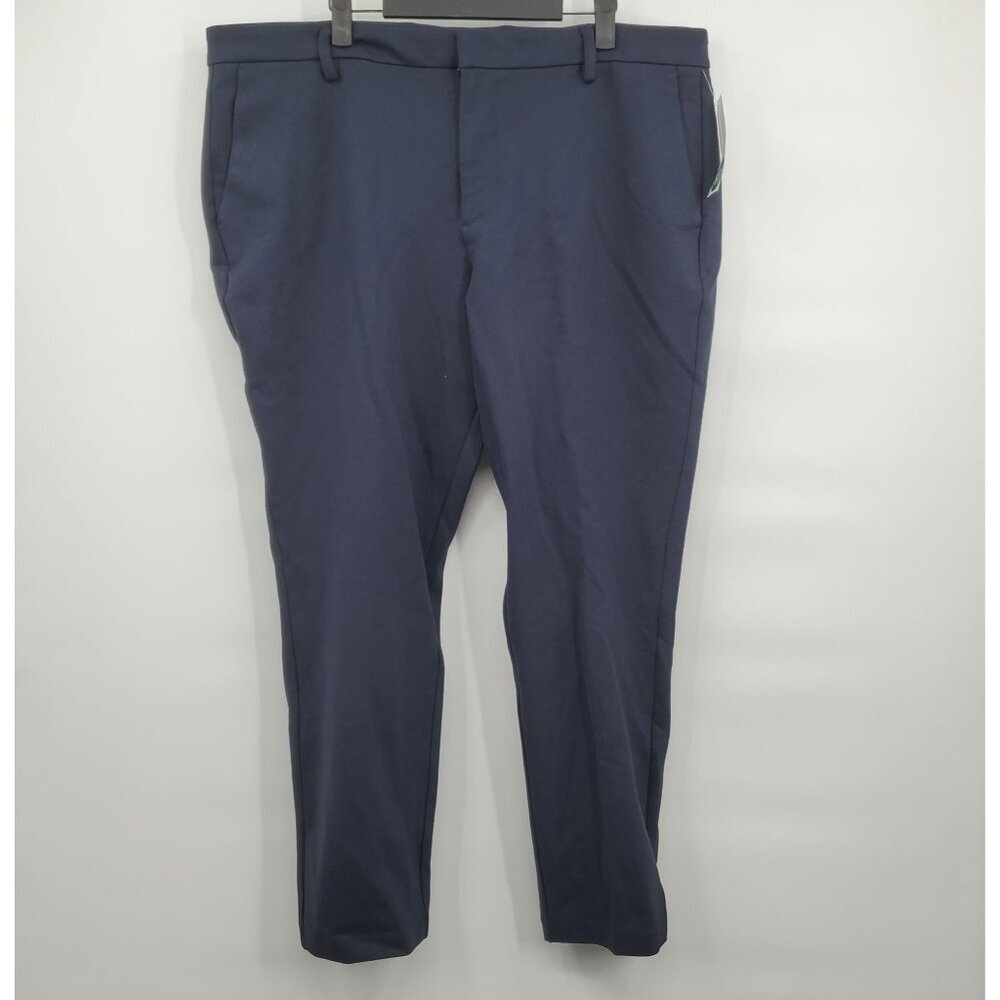 Liverpool Travel Trouser Pants Men Size 40 x 30 NWT Navy Blue Stretchy